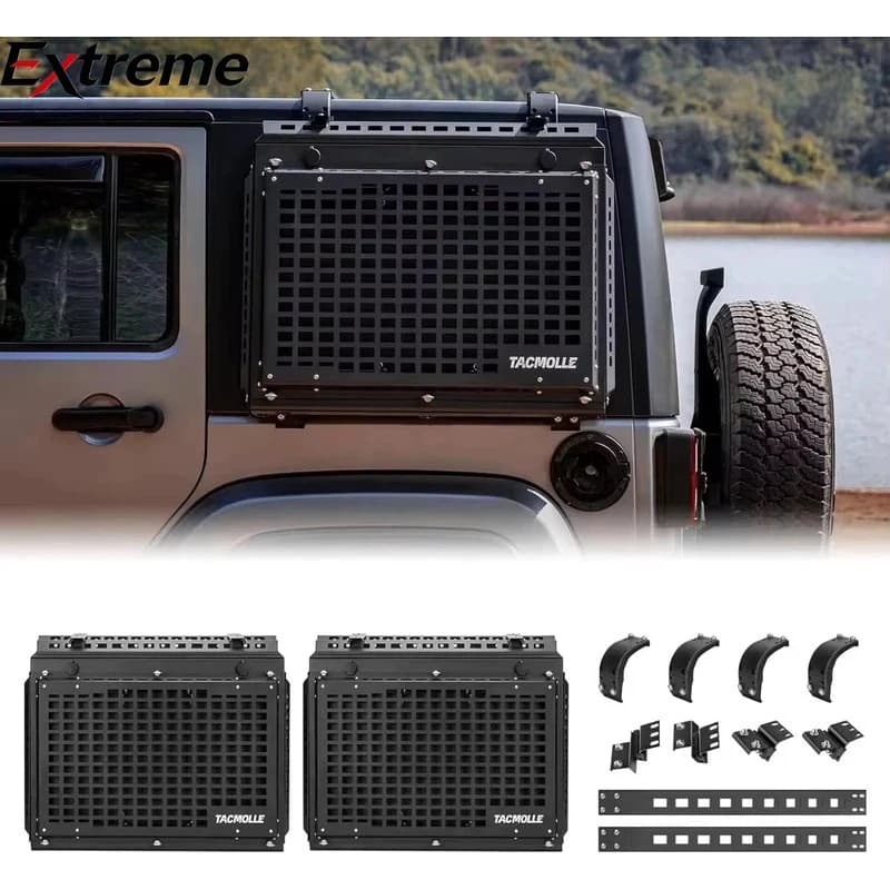 Rear Window JK JL Accessories Decoration Rack Outdoor L