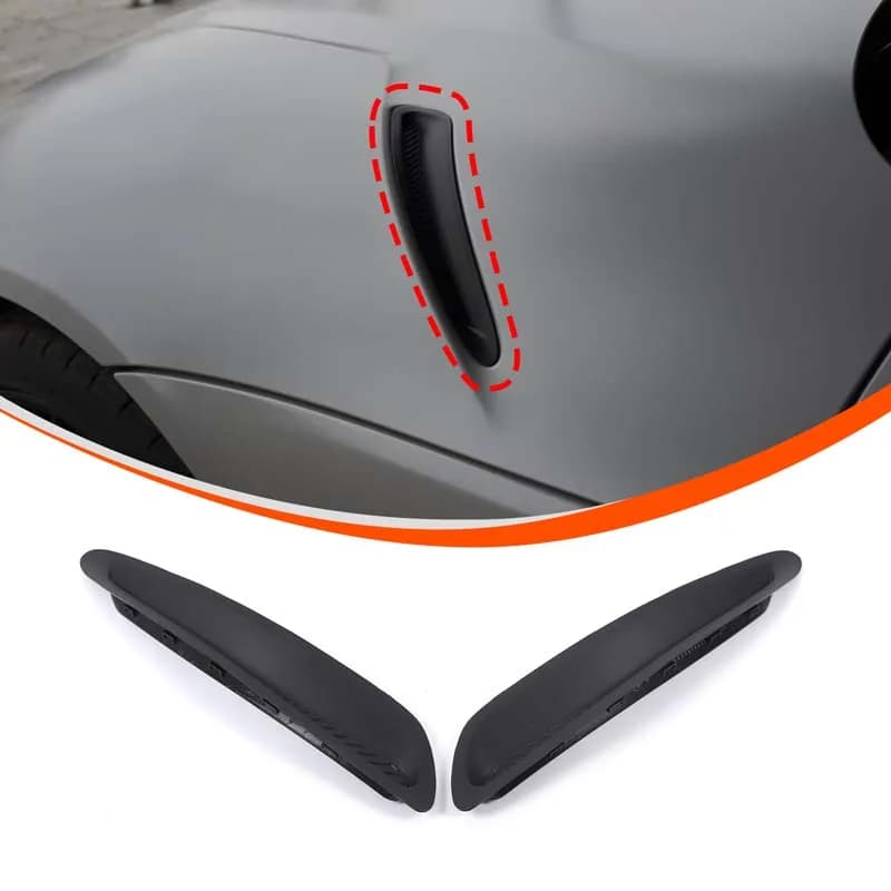 Front Hood Vent Panel Cover Replacement Hood Air Vent Molding 51748811619 Car Accessories For Toyota GR Supra A90 A91 2019-2026