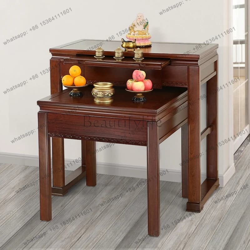 Congo rosewood offering table for Taiwan household Buddhist hall