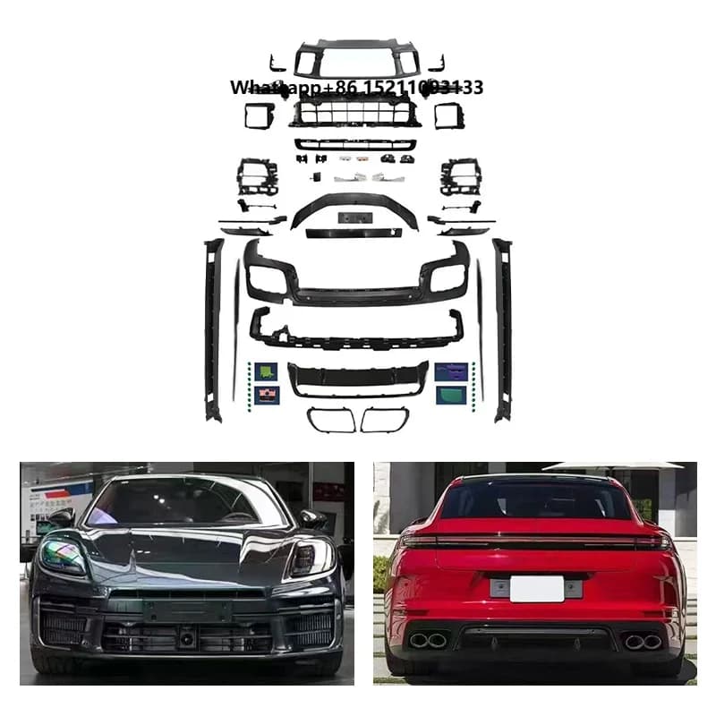2024-2025 Car Modification Upgrade Front Bumper Rear Bumper Rear Lip Body Kit Suitable for Panamera 976