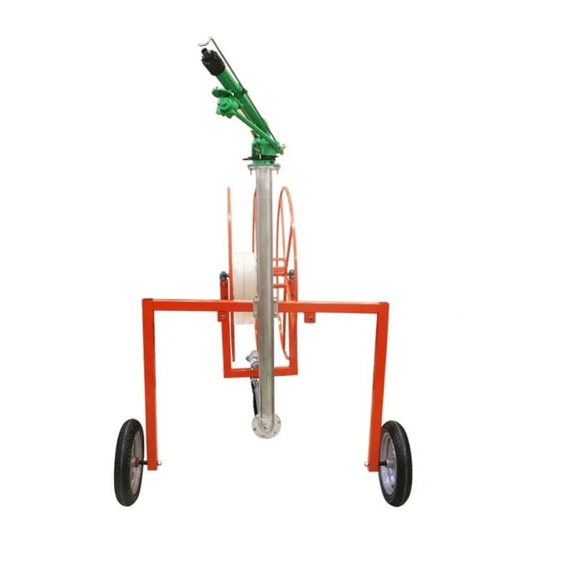 Long Range Big Garden Farm Irrigation System Gearbox Gear Motor Hose Reels Hine Rain Sprinkler