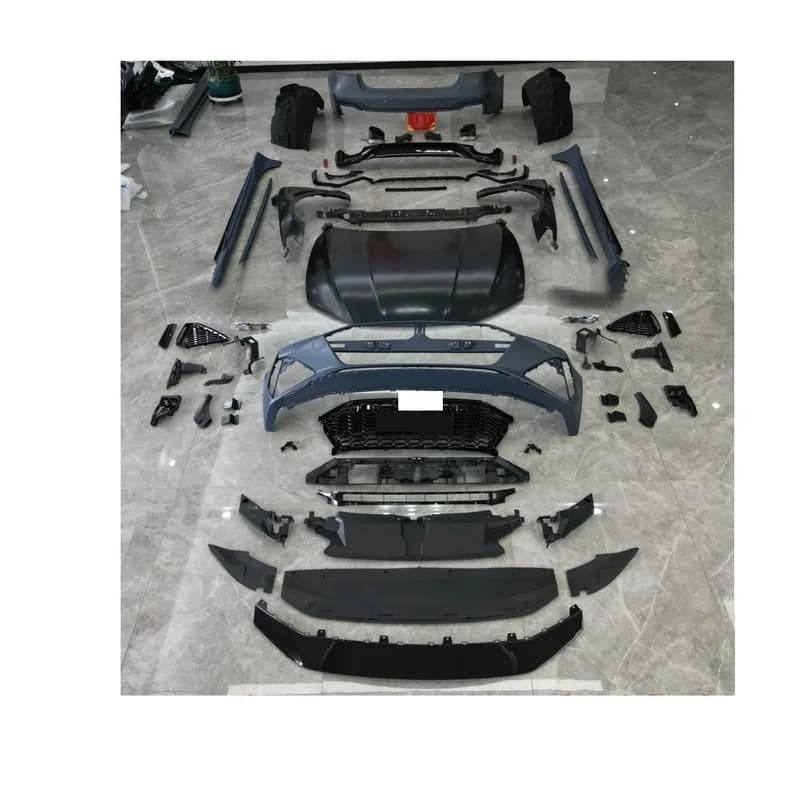 Car Parts Bodykit Facelift Bumper for  A6 S6 19 Upgrade to 23 RS7 Look Wider Kit