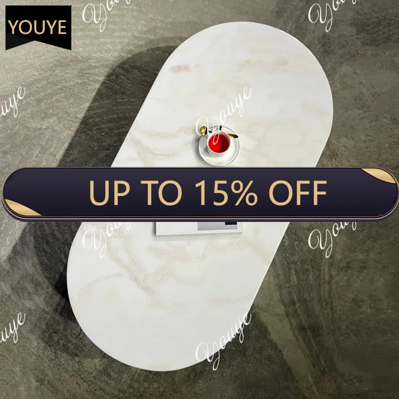 XS Luxury Stone Coffee Table Designer High-end Natural Marble Living Room Coffee Table
