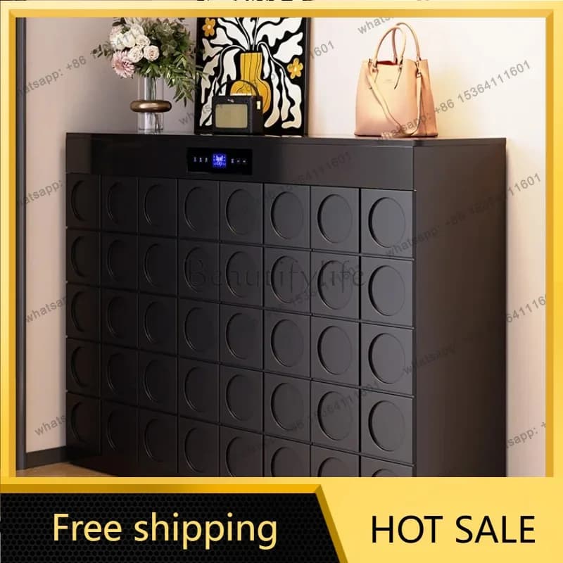 Beutiful Strong Shoe Cabinet Wood Design Large Modern Luxury Shoe Rack Organizer Storage House Armario