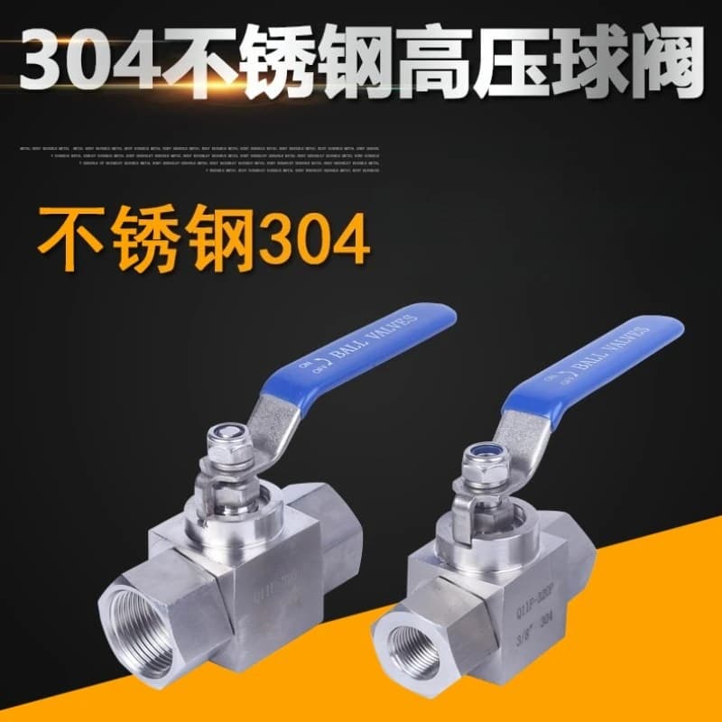 1PC 1/4" 3/8" 1/2" 3/4" 1" NPT Female 304 Stainless Steel Shut Off Ball Valve High Pressure 320 Bar Water Gas Oil