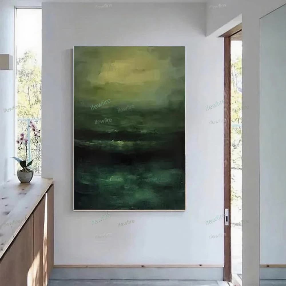 large size abstract oil painting Hand Painted Modern blue Texture wall Painting on Canvas wall art For Living Room Home Decor