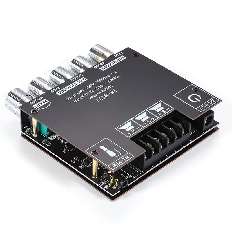 2.1 channel Bluetooth digital power amplifier module, high and low tones, super heavy bass