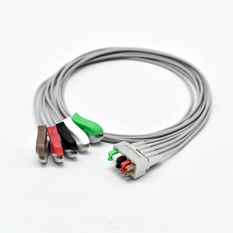 GE Marqui Dash3000 ECG lead wire splitter five-lead American standard clip type