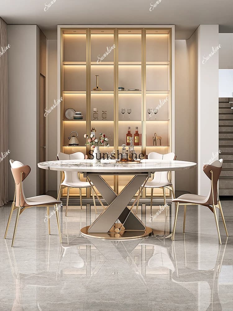 Island table household small apartment modern simple high-end restaurant multi-functional and retractableP