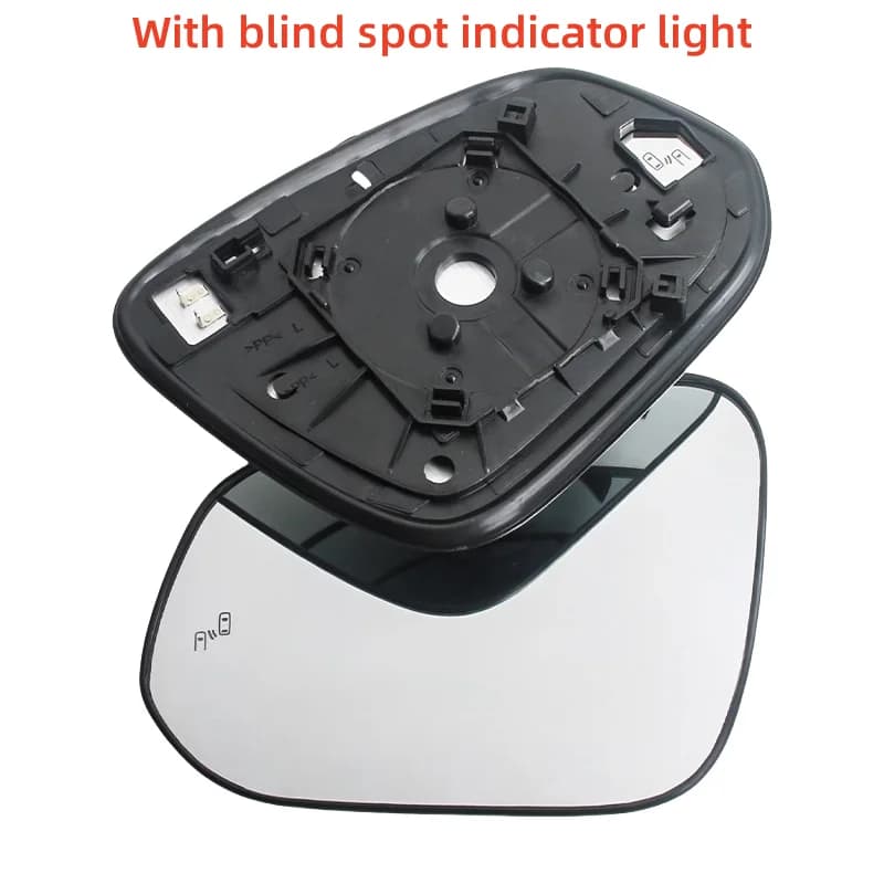 Heating with Blind Spot Light Pattern for Toyota Wildlander Harrier Venza 2020-2024 Mirror Lens Rearview Reflective Lenses Glass