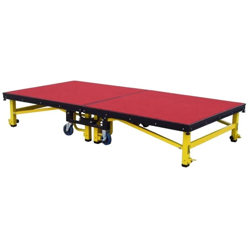 School catwalk fast loading steel hotel mobile event stage shelf y