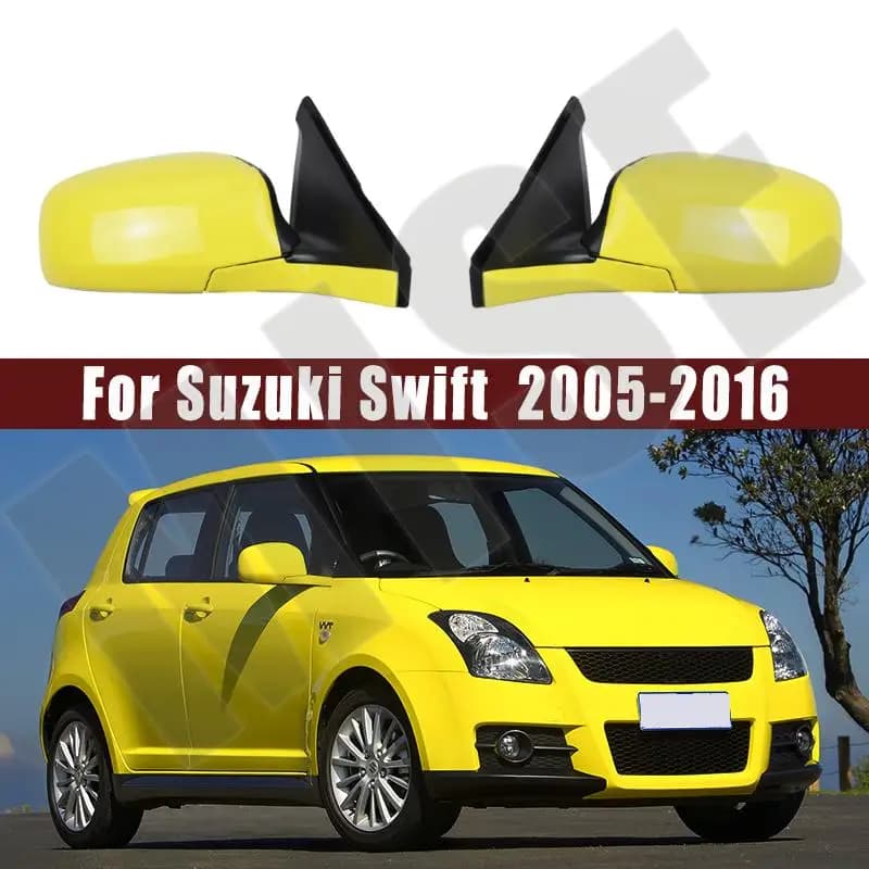 Car Accessories For Suzuki Swift 2005 2006 2007 2008 2009 2010 - 2016 Auto Outside Door Rearview Mirror Assemblys 3/5PIN