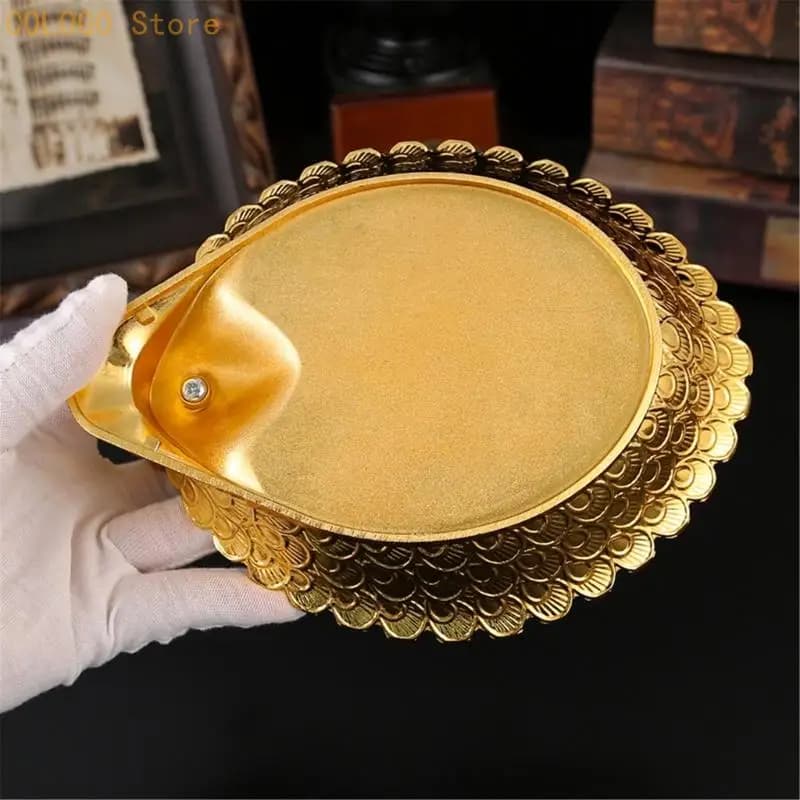 Peacocks Decorated Serving Plate For Snacks Fruits And Candies In Contemporary Homes D0LD
