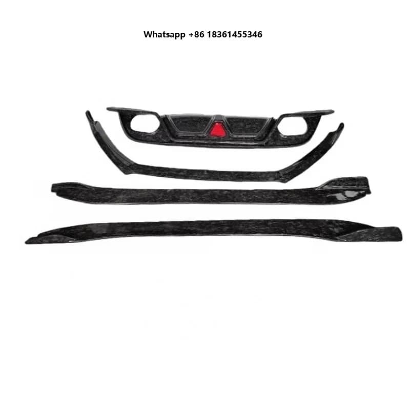 For 2013-2016  Styling Body Kit Forged Pattern Lip Spoiler Car Front S DurablePremium Accessories