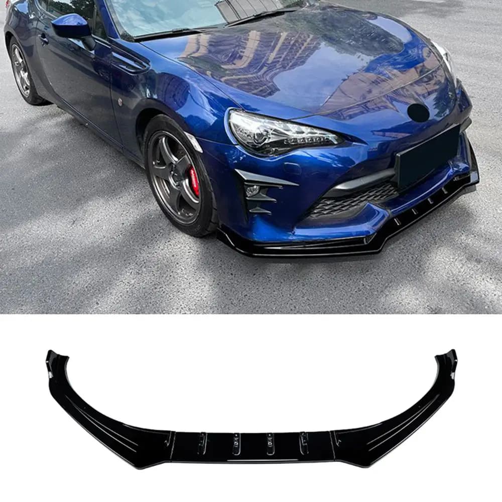FOR Toyota 86 GT86 FT86 Black/Carbon Front Bumper Lip Splitter Diffuser Body Kits Spoiler Bumper Guard Protector 2017- 2020