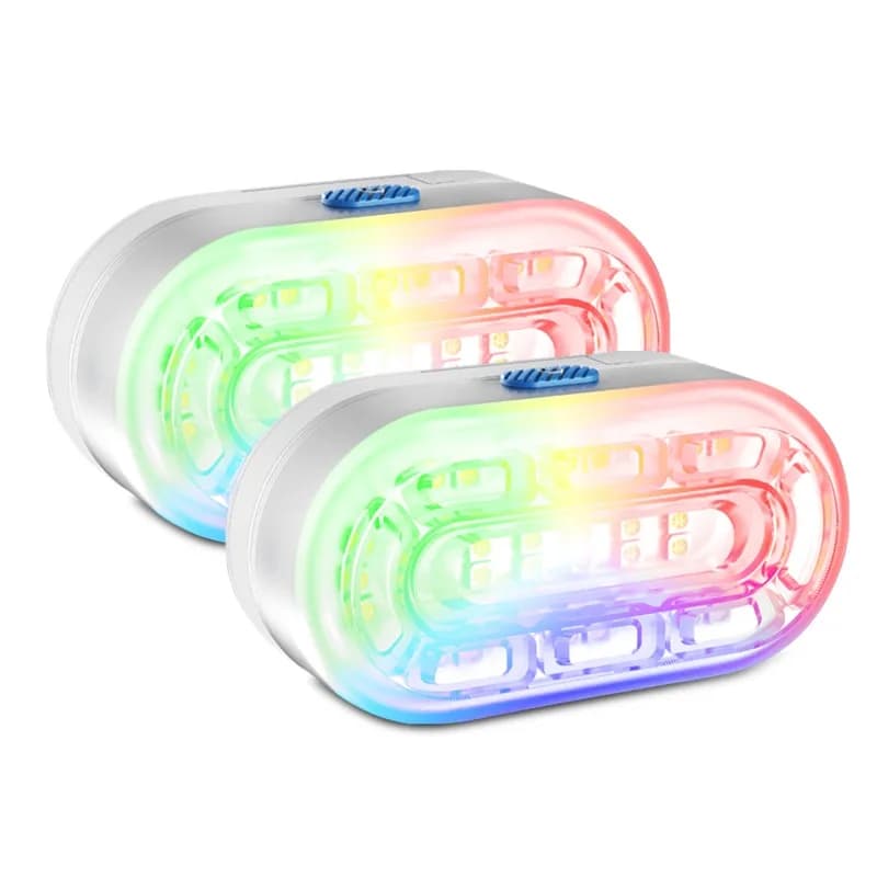 Magnetic pool light RGB atmosphere rechargeable pool light remote control LED underwater light