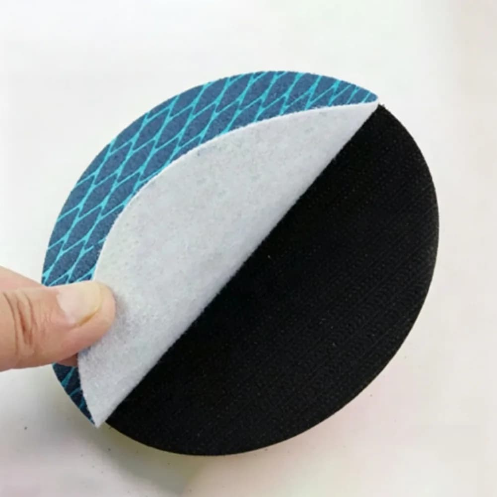 As The Piture Sanding Discs Abrasive Tool Clog-resistant Anti-blocking Design Self-adhesive Backing Flocked Backing