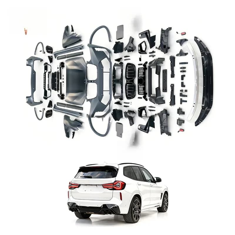 High Quality X Style PP Material Body Kit Old To New Upgrade Fit For X3 F25 2011-2017 Update To G01 LCI