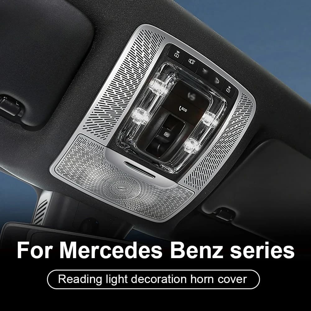 Suitable for Mercedes-Benz A CLA GLB GLA GLE W177 W247 X247 EQA EQB 20-24 modified front reading light lampshade decorative stic