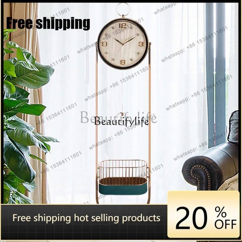 Factory Direct  European Floor Clock Ornament Modern Simple Atmospheric Clock