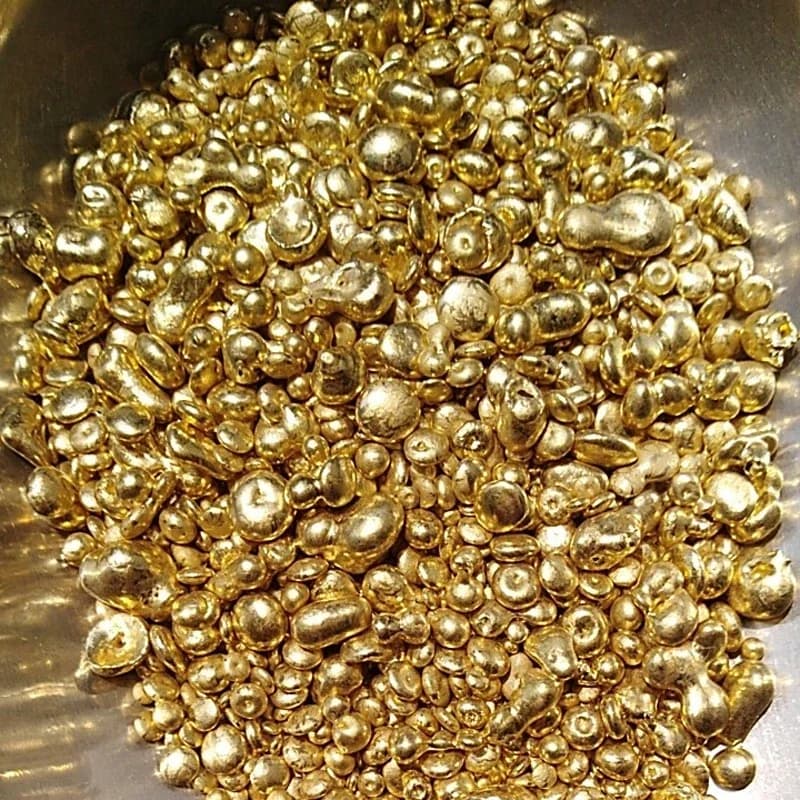 25g 50g 100g 500g 1000g High Quality H65 Brass Nugget Particles Pellets Beads DIY Metal Material