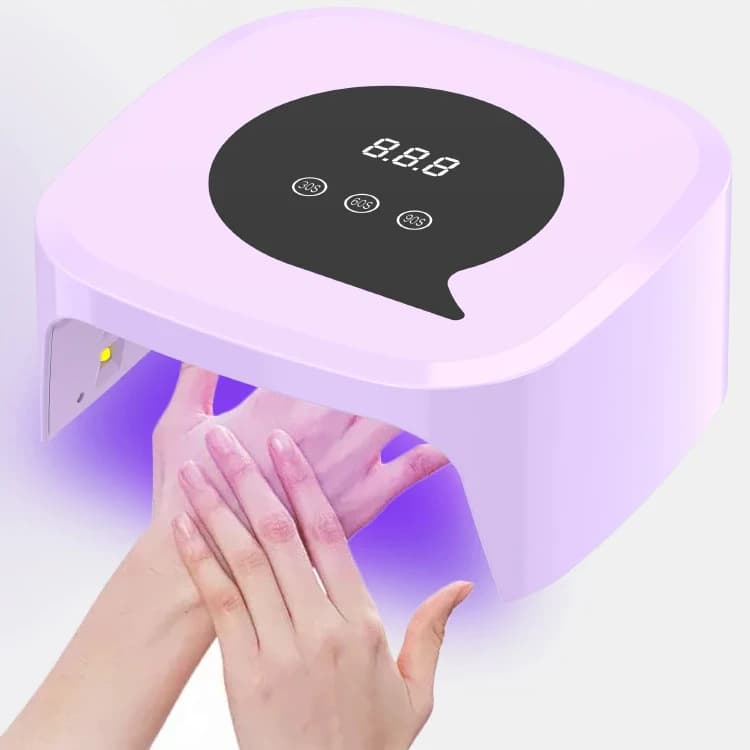Portable LED Nail Dryer - Quick-Drying UV Light for Gel Polish Curing Manicure & Pedicure