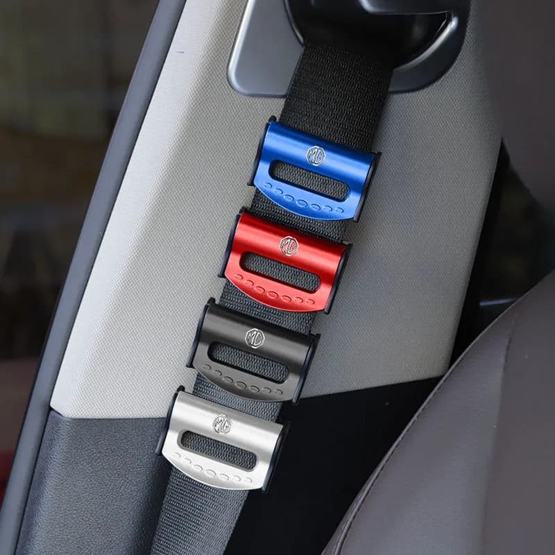 Comfort Driving 2Pcs Plastic Car Safety Belt Adjustable Clip Seatbelt Stopper Buckle For MG Cyberster MG3 MG5 MG7 MG6 ZS ES5 ONE