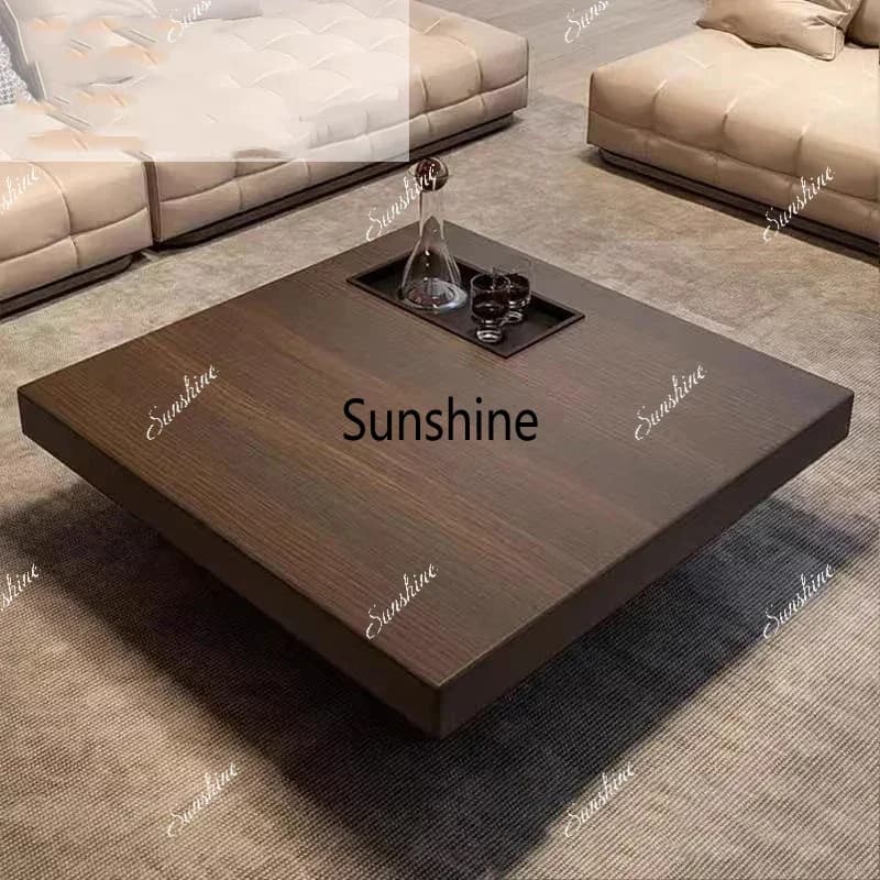 Wood Luxury Coffee Table Coffee Table Modern Bedroom Living Room Designer High Side Table Writing Couchtisch Home Furniture