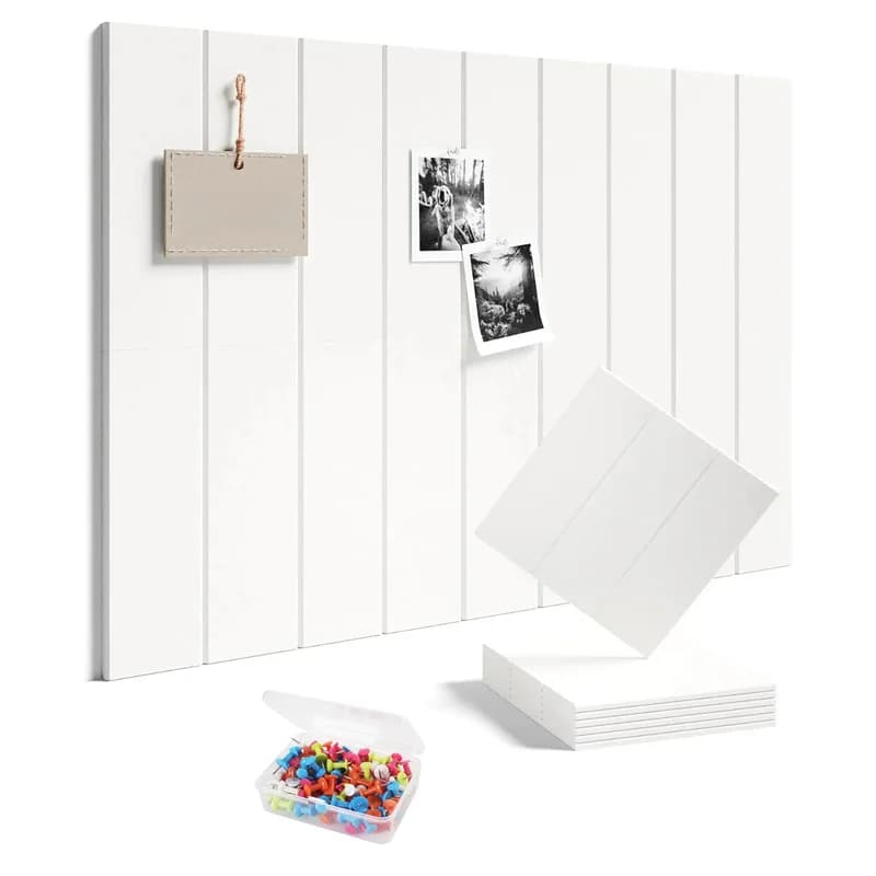 Soundproof Felt Cork Tiles Note Bulletin Pin Boards Sound-absorbing Corcho Pared Acoustic Wall Panels Decoration for Home Office