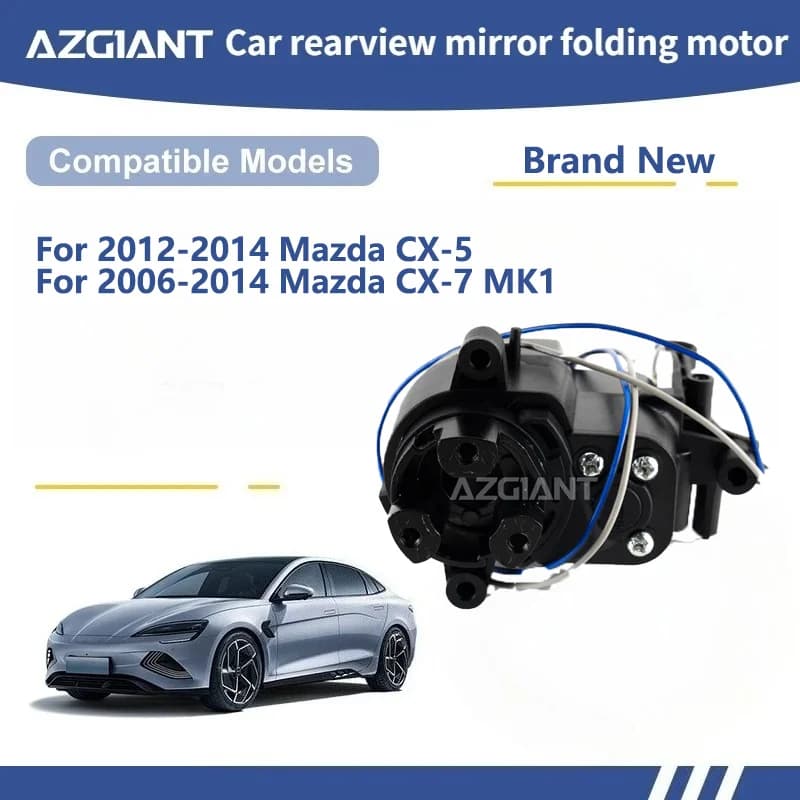 AZGIANT For Mazda CX-5/CX-7 MK1 SIDE WING MIRROR FOLDING MOTOR module Motor assembly  Replacement Parts car gadgets 12VDC