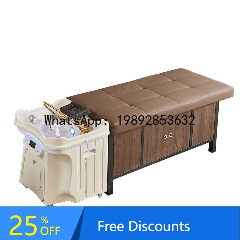 YFY Mobile Head Therapy Machine Water Circulation Steaming   Grafting Basin Health  Care Shampoo Basin Beauty Bed Special