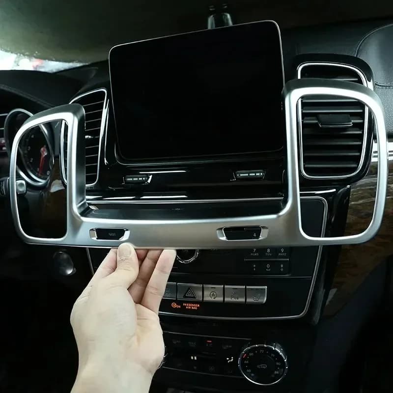 For Mercedes Benz GLS GLE W166 W167 X166 X167 2016-2021 ABS Car Central Control Air Outlet Cover Trim Interior Accessories