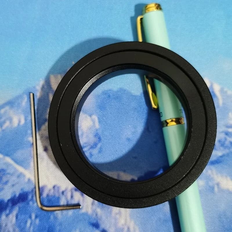 Telescopic lens/foldback lens, camera body, adapter ring