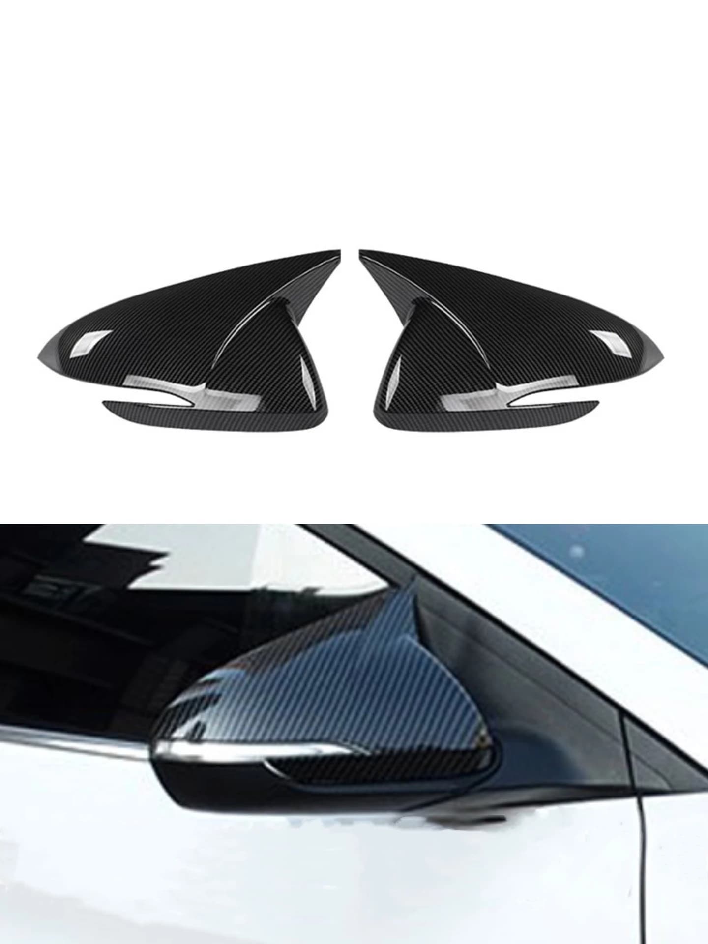 Rear View Mirror Decorative Side Mirror Cover For Hyundai i30 N NLine 2018-2021  For I30 Fastback N Project C 2020