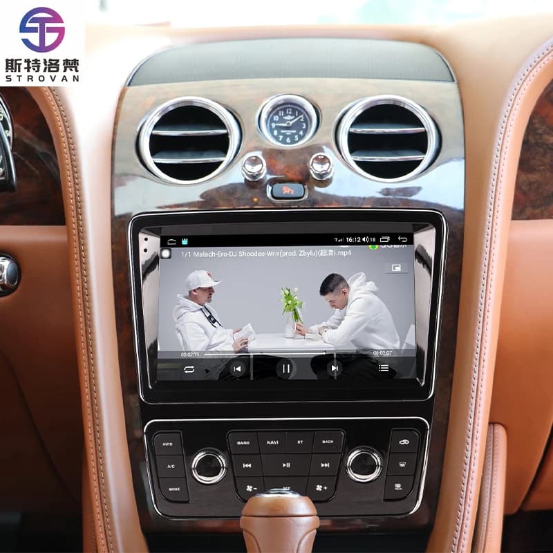 STLF CLRAK Car Modification Upgrade Central Control 9 Inches Screen Android Multimedia for 2012-2019 Flying Spur/Continental