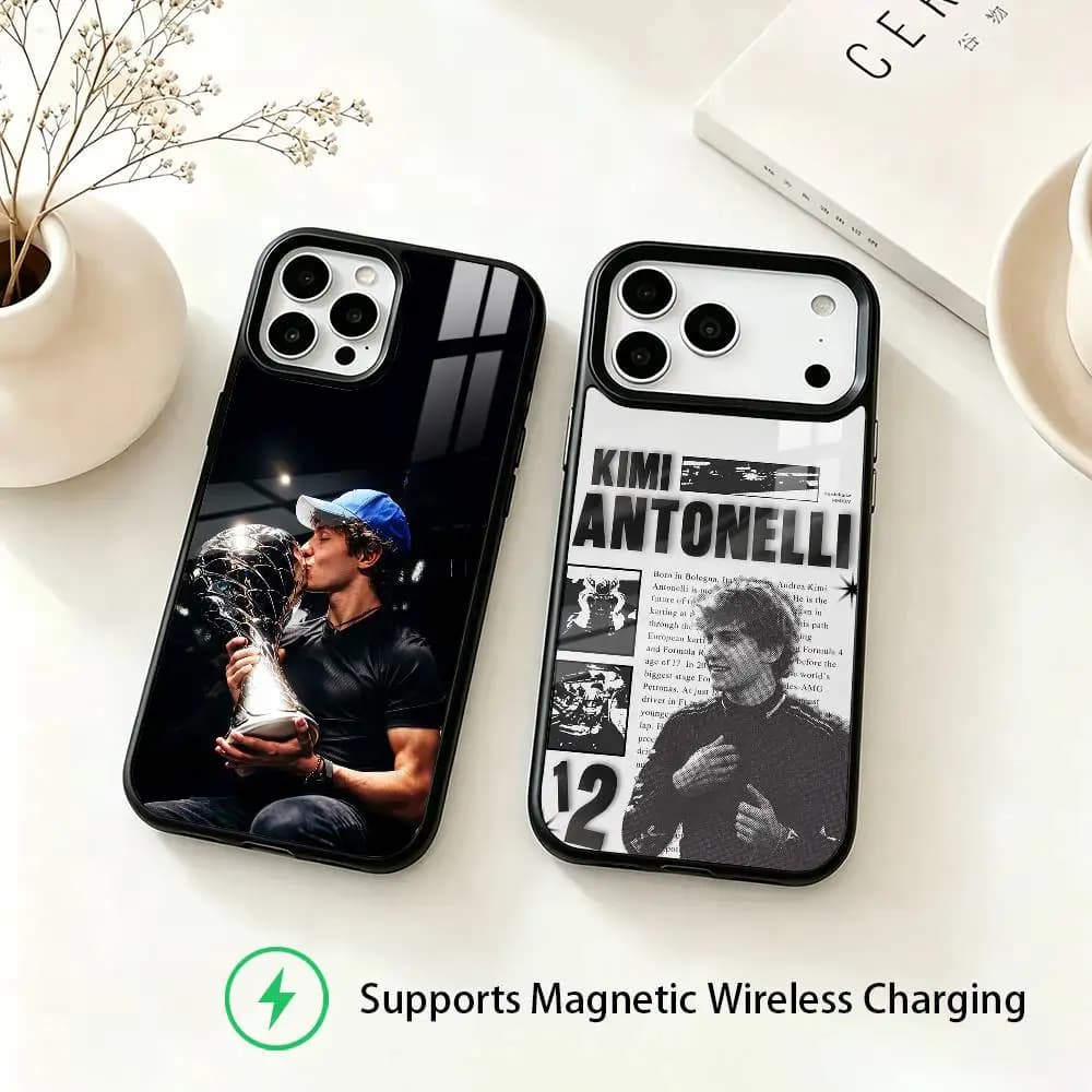 Driver K-Kimi A-Antonelli  Phone Case For iPhone18,17,16,15,14,13,12,11 Plus,Pro Supports Magnetic Wireless Charging