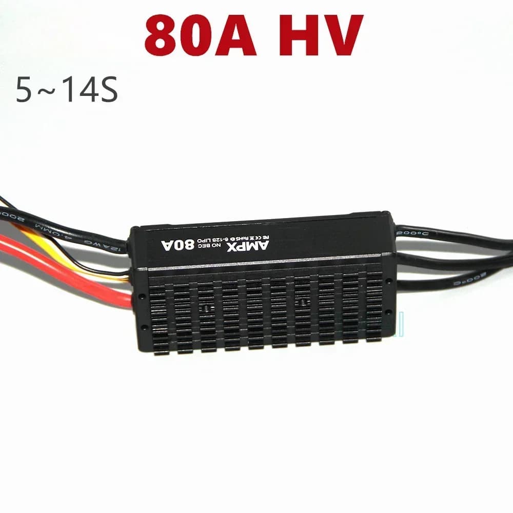 Best-selling Multi-rotor Drone Dedicated Brushless ESC High Voltage Waterproof MAD AMPX 80A HV 5~ 14S Governor