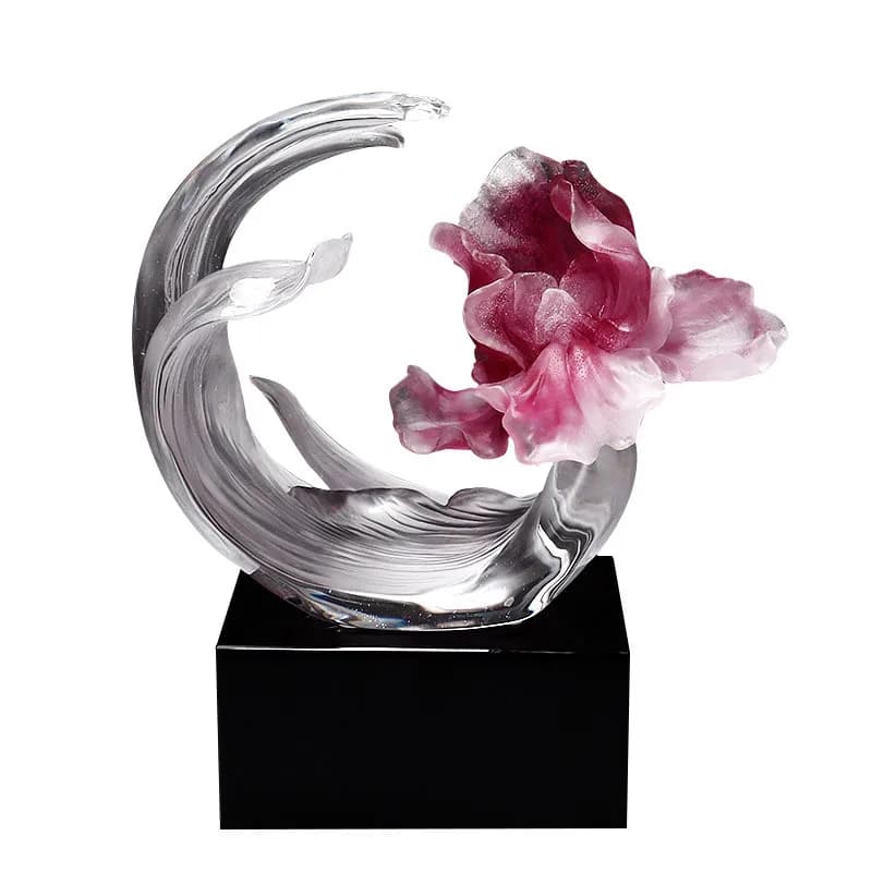 Glazed art living room room decoration housewarming new home gifts creative light luxury modern wine cabinet decoration