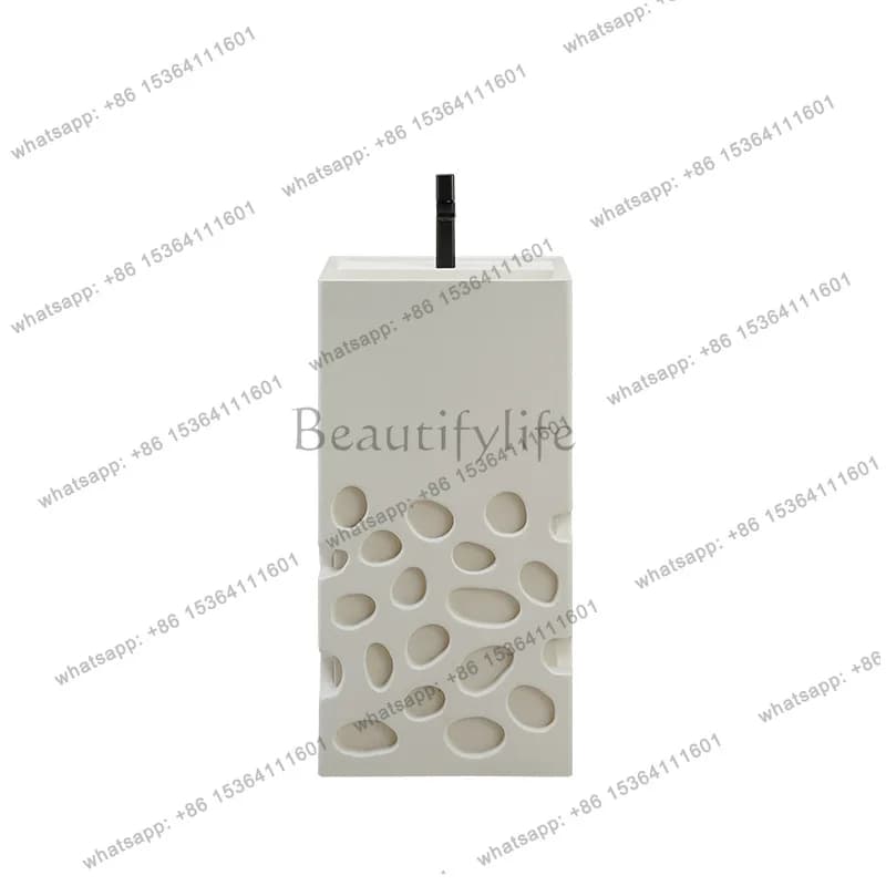 wabi-sabi wind column basin floor-to-ceiling integrated artistic personality creative face wash table