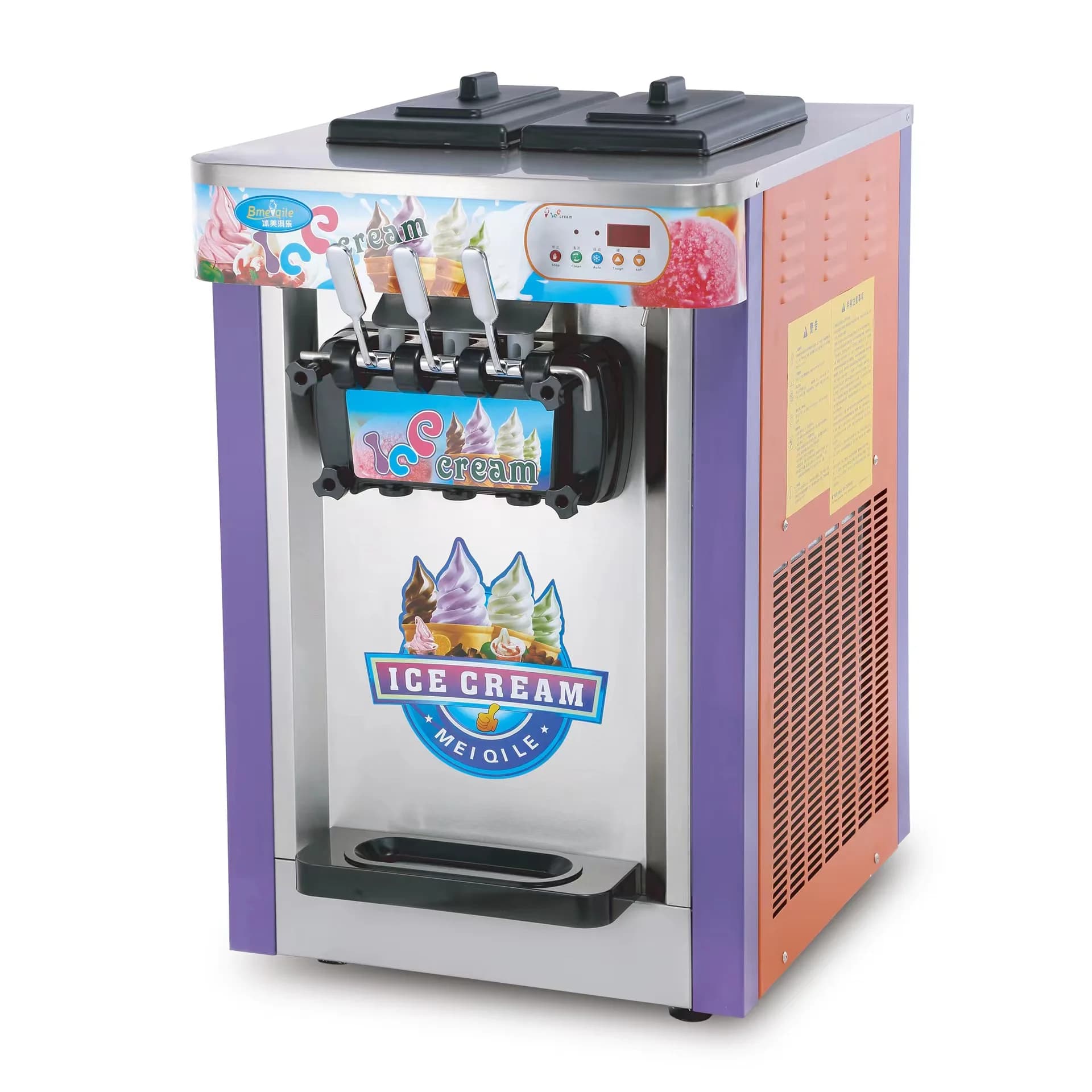 3 Flavors Gelato Ice Cream Machine \ice Cream Maker for Business\/ Ice Cream a Glace Machine