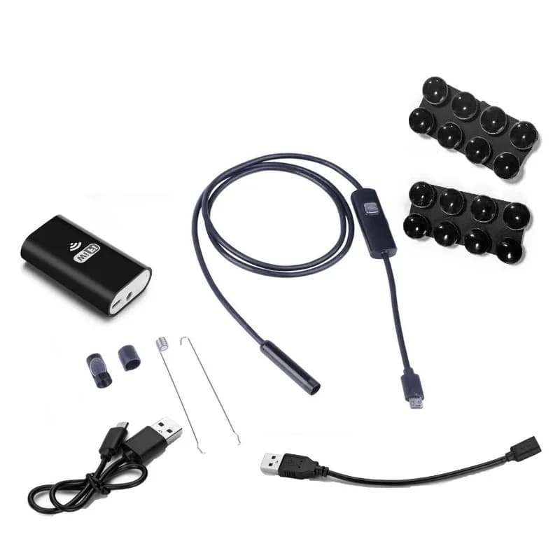 Applicable to Android  high definition industrial pipe WIFI mobile phone endoscope car engine detection endoscope