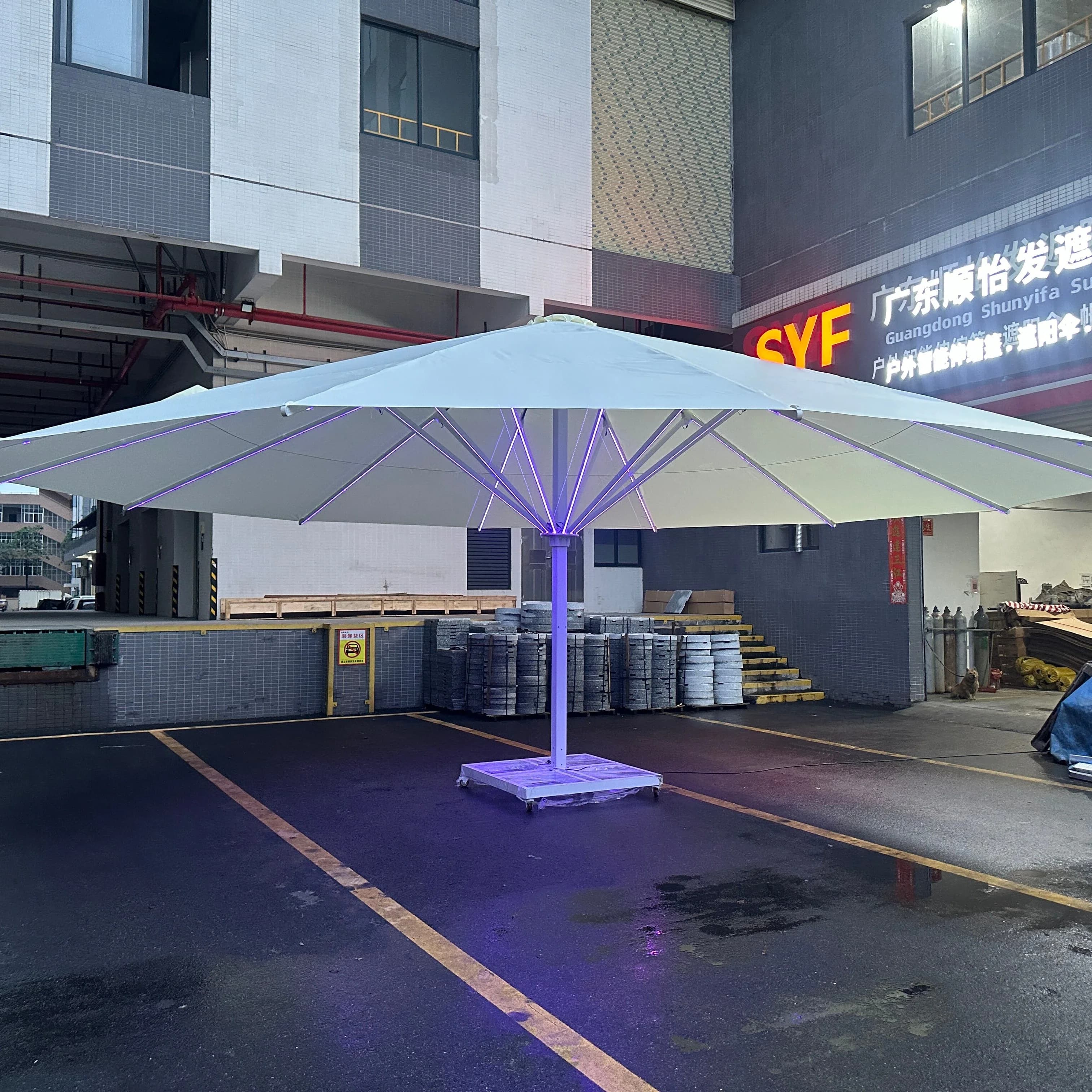 Outdoor Furniture Parasol Supplier Outdoor Large Terrace Large Cafe Hotel Outdoor