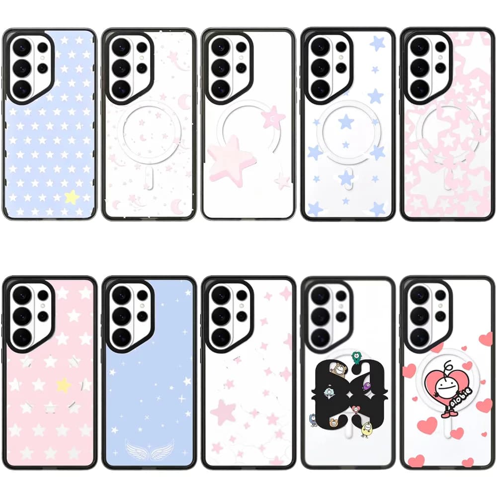 6071720 Acrylic Case for Samsung Galaxy S26 S25 S24 S23 Ultra S26U S24+ S25+ S26 Plus Protective Case