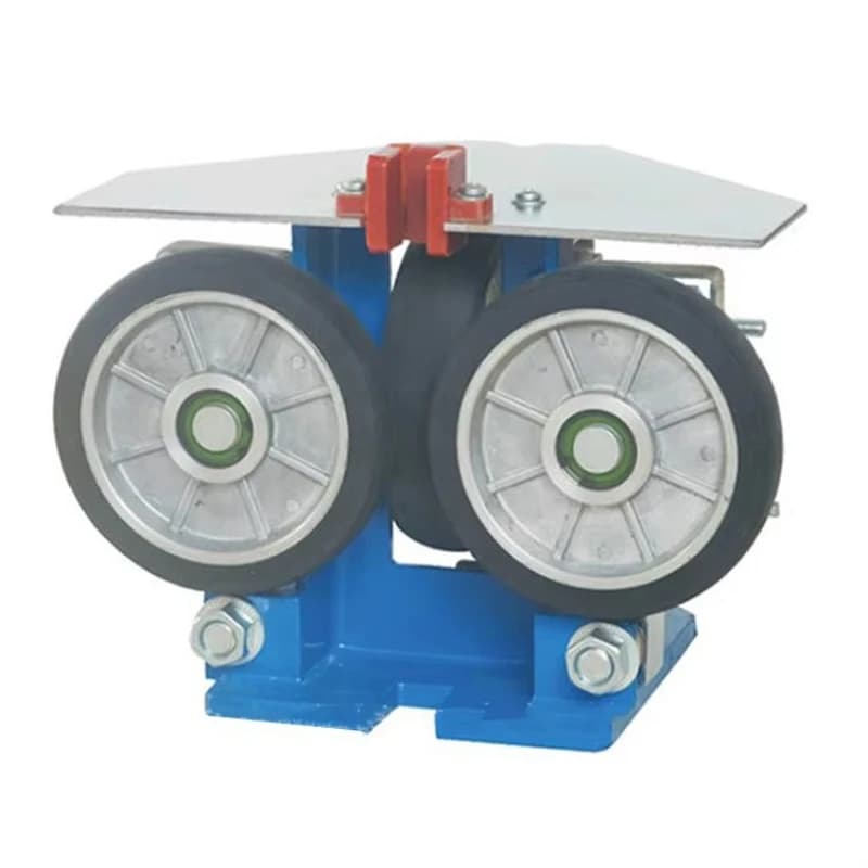 Elevator roller boot, stainless steel/steel 200mm, adjustable roller type, suitable for elevator rails, villas and hotels