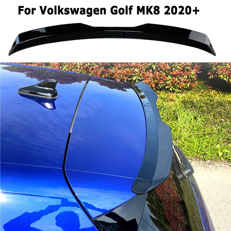 Car Rear Roof Spoiler For Volkswagen VW Golf MK8 2020+ Tail Wing Exterior Tuning Parts Car Accessories Aftermarket