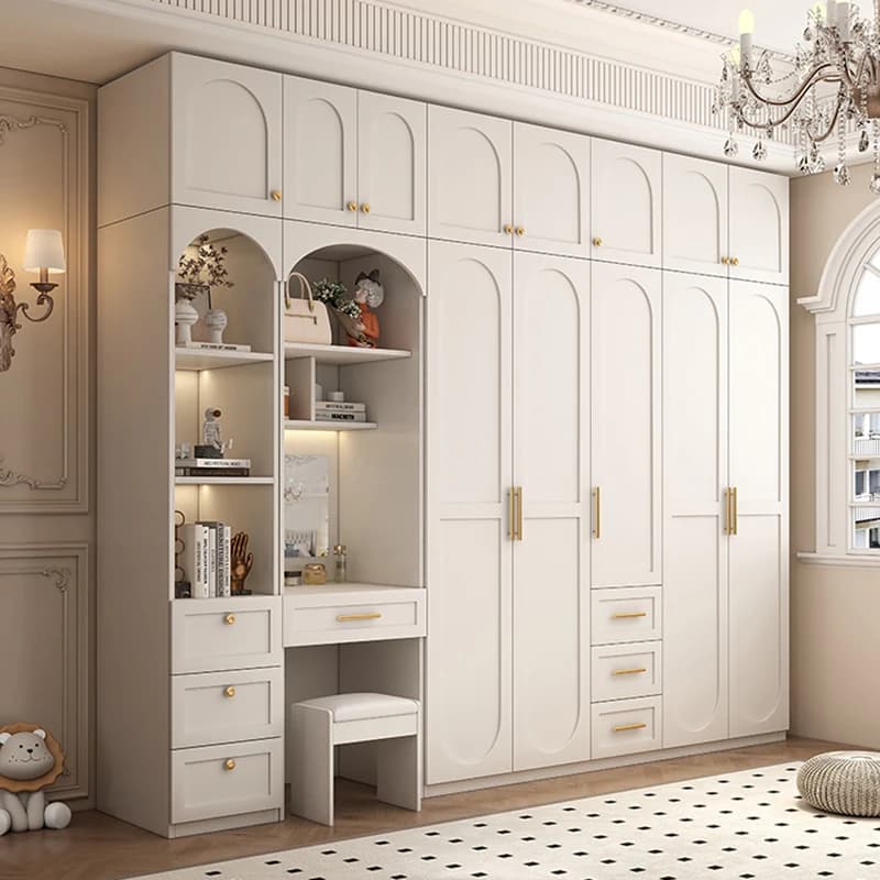 Space Saving Modern Wardrobe Minimalist Desk Cube Drawers Open Shelves Wardrobe Makeup Partitions Muebles Furniture For Room