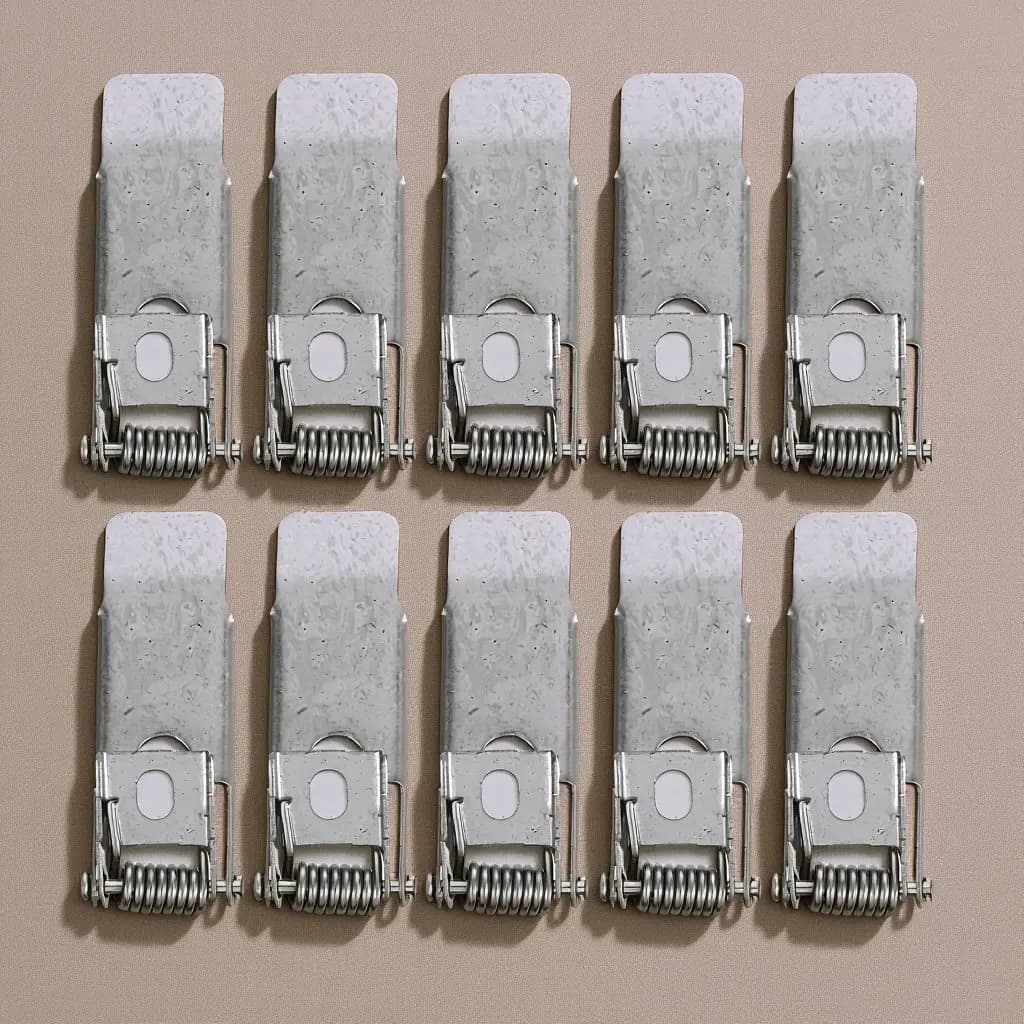 10Pcs Small Spring Clips Downlight Spring Clamps Securing Lamps Recessed Light Mounting Springs Stable Fixture Retention
