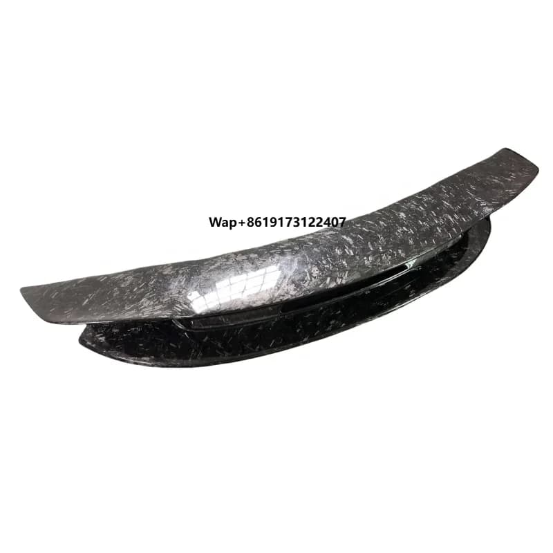 Upgrade Forged Carbon Fiber Rear Spoiler Trunk Spoiler for 911 992 Real Carbon Fiber Material Double Deck Rear Spoiler