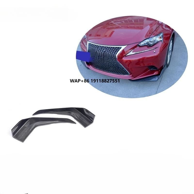 High Performance Real Carbon fiber car front bumper front bumper corner suitable for Is250 Is350