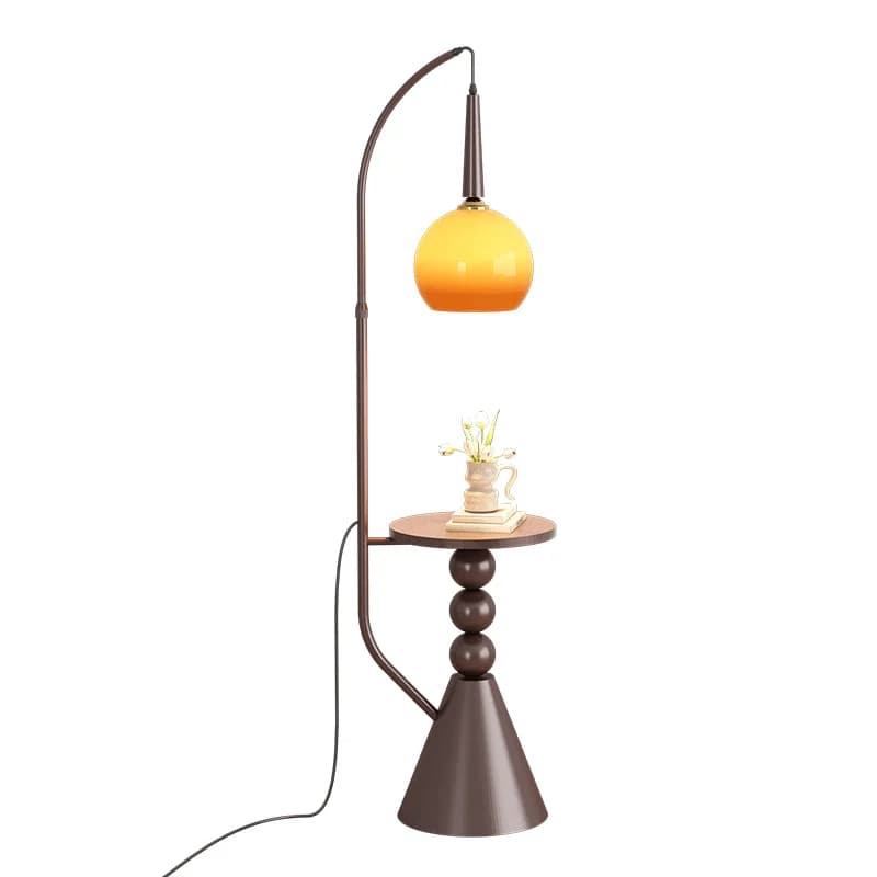 Floor lamp rack integrated French retro sofa next to bedroom bedside high-end coffee table floor
